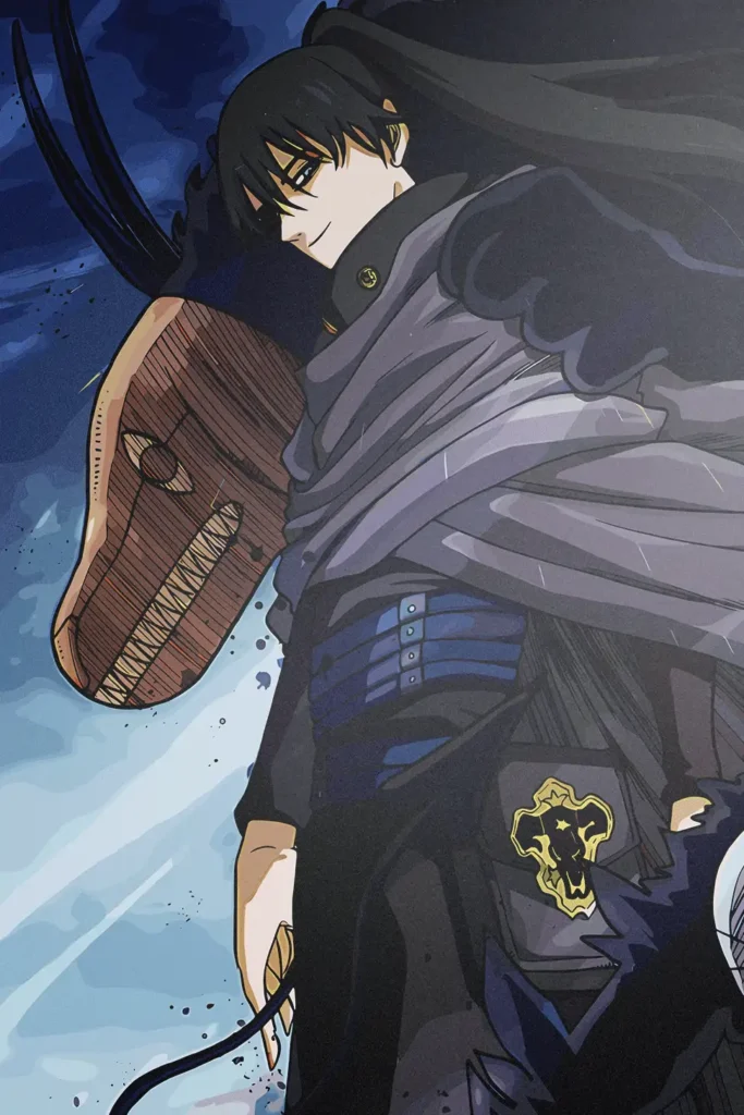 Nacht Faust Black Clover Original Image Deluxe Metal Print