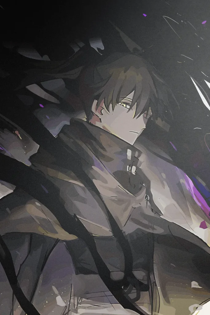 Nacht Faust Black Clover Original Image Exclusive Metal Print