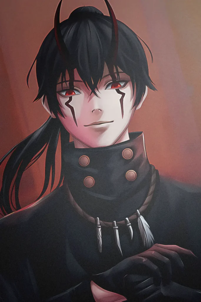 Nacht Faust Black Clover Original Image Outstanding Metal Print Poster
