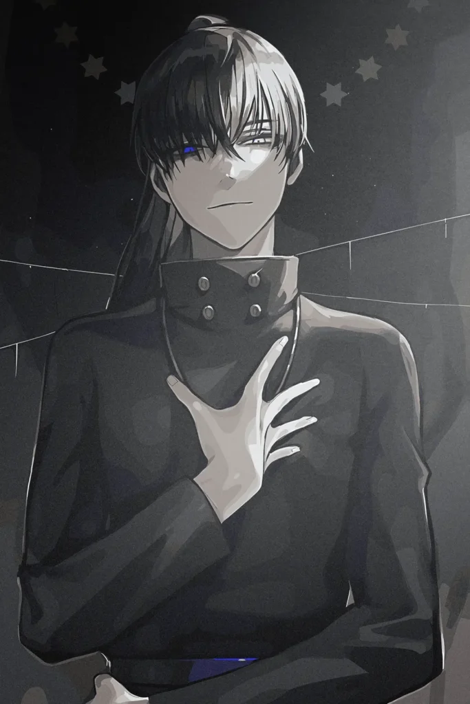 Nacht Faust Black Clover Original Image Premium Metal Print