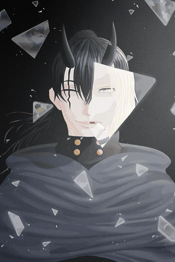 Nacht Faust Black Clover Original Image Printed Metal Poster
