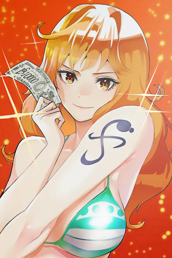 Nami One Piece Original Image Aluminium Metal Poster