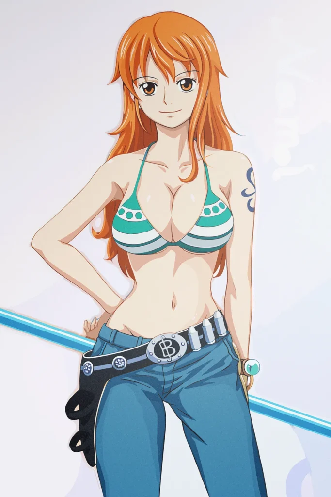 Nami One Piece Original Image Premium Metal Poster