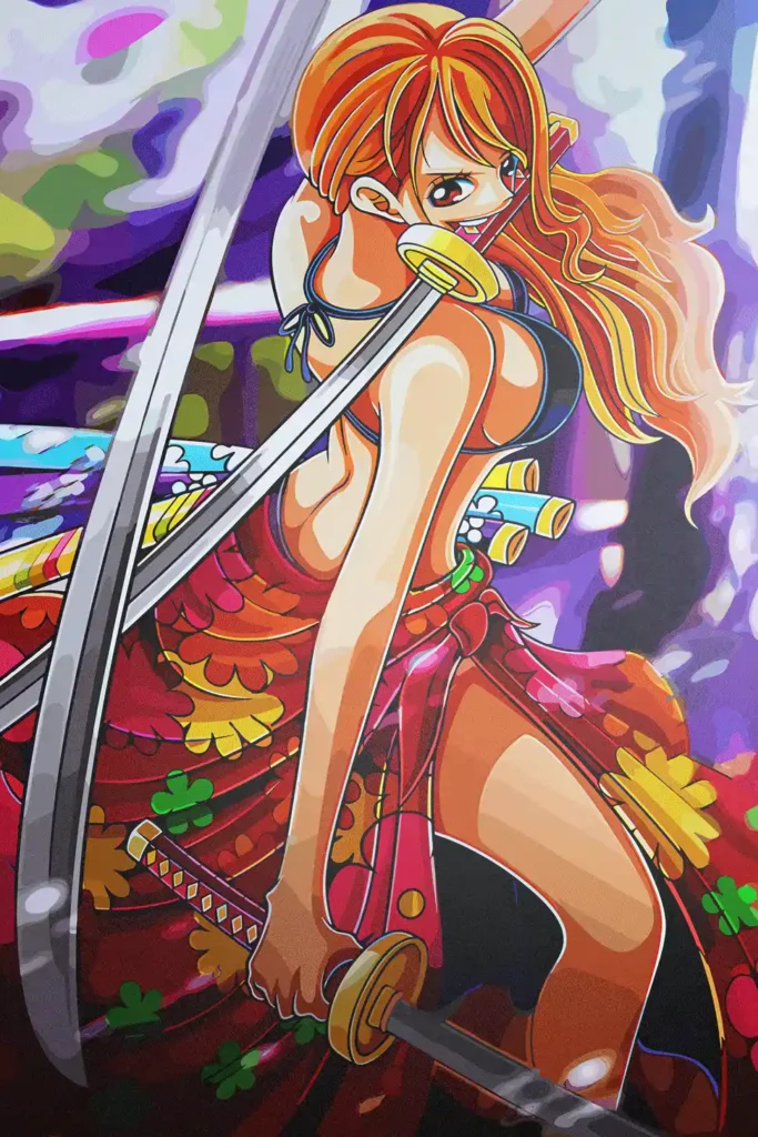 Nami One Piece Original Image Printed Metal Poster