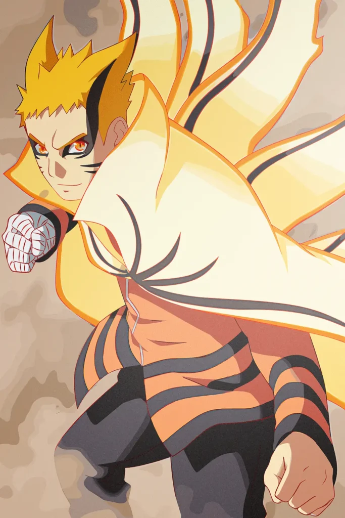Naruto Original Image Bespoke Metal Wall Art Poster
