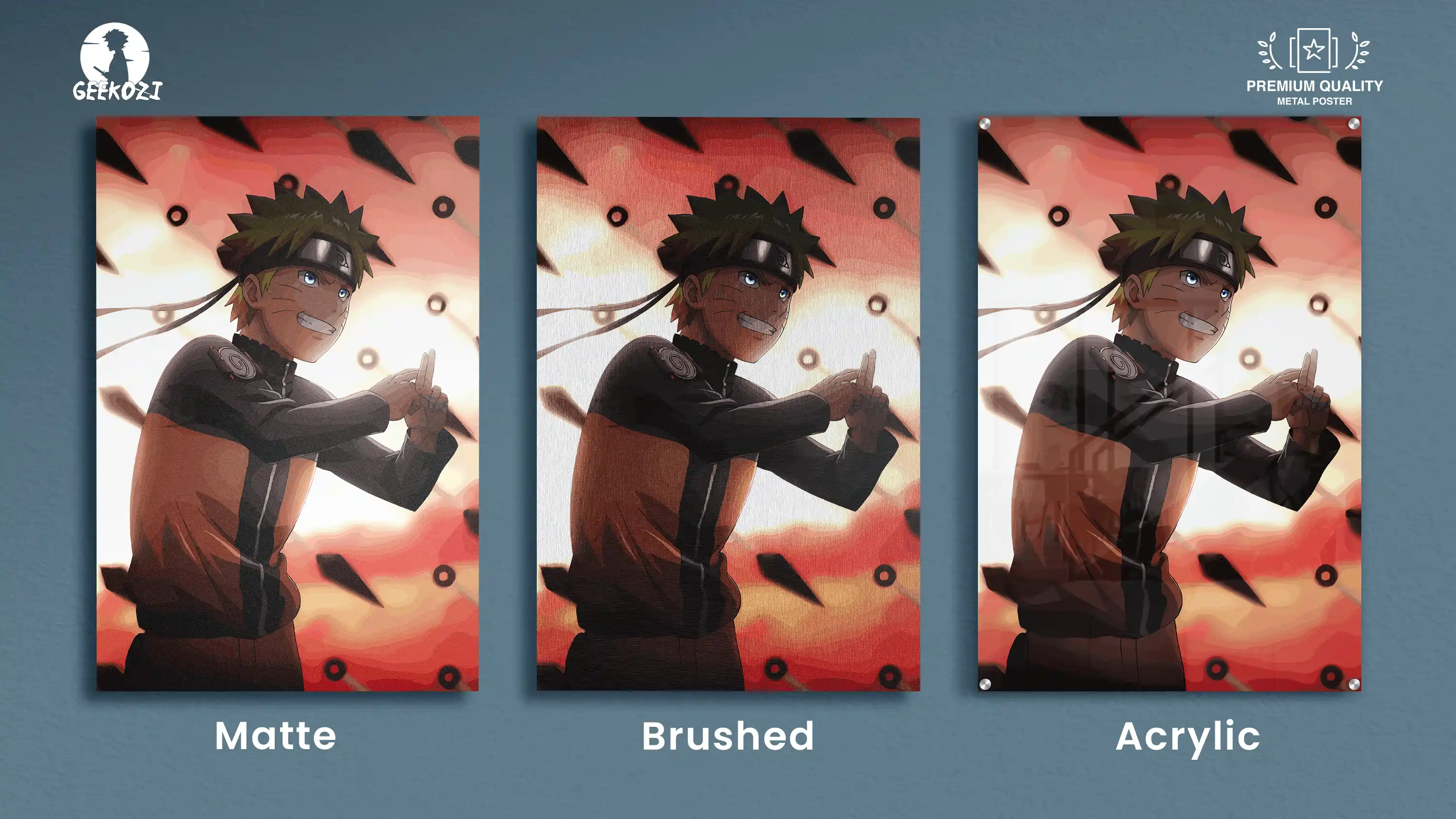 Naruto All Product Types Exclusive Metal Print