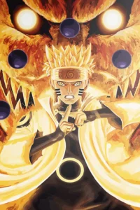 Naruto Original Image Exquisite Metal Print Wall Art