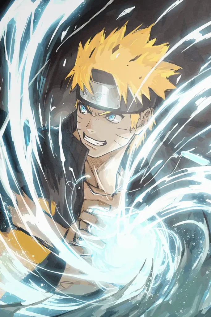 Naruto Original Image High Quality Printed Metal Poster