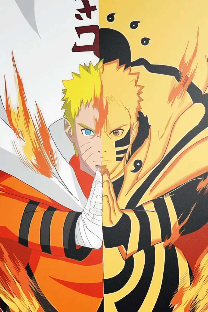 Naruto Original Image Premium Printed Metal Poster