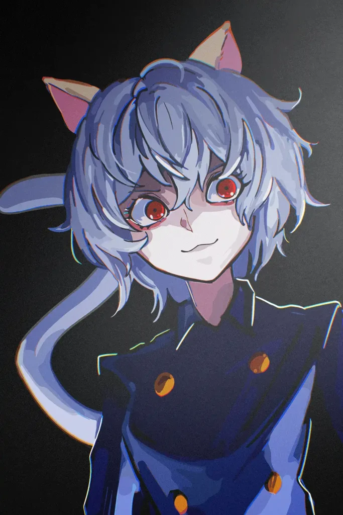 Neferpitou Hunter x Hunter Original Image Deluxe Metal Print