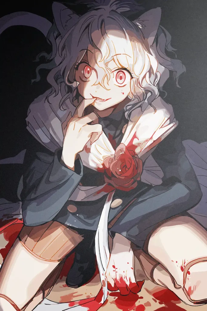 Neferpitou Hunter x Hunter Original Image Exclusive Metal Poster
