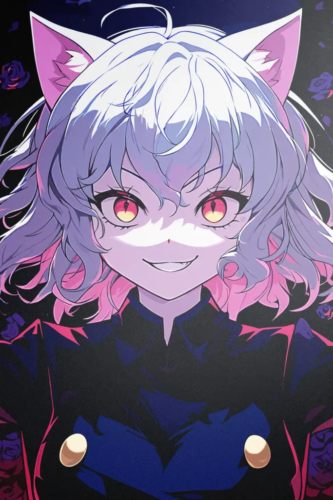 Neferpitou Hunter x Hunter Original Image Metal Poster