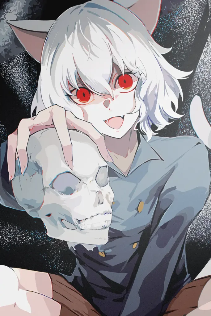 Neferpitou Hunter x Hunter Original Image Metal Print Poster