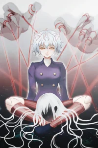 Neferpitou Hunter x Hunter Original Image Outstanding Metal Print Poster