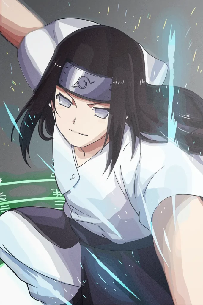 Neji Hyuga Naruto Original Image Metal Wall Poster
