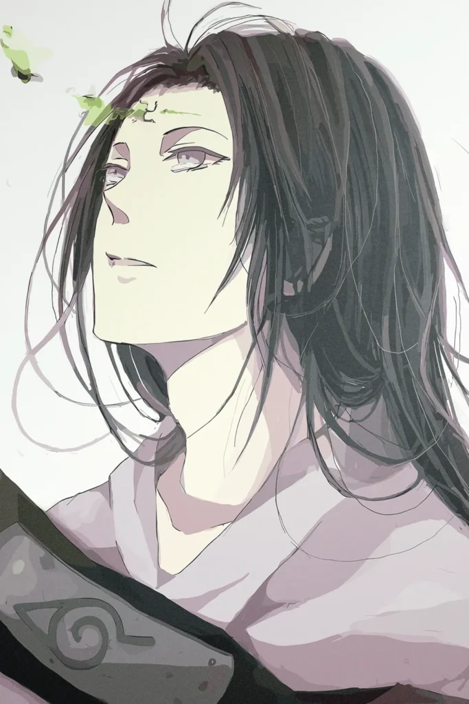 Neji Hyuga Naruto Original Image Printed Metal Wall Art