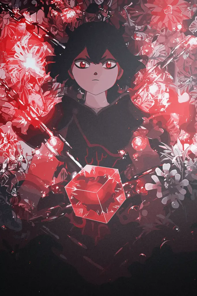 Nero Black Clover Original Image High Quality Metal Poster