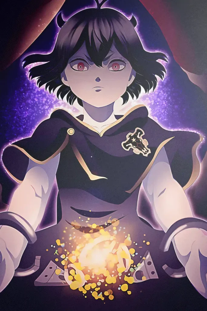 Nero Black Clover Original Image Outstanding Printed Metal Poster