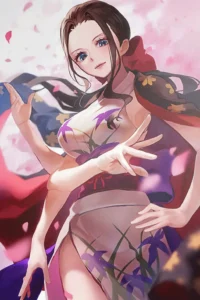 Nico Robin One Piece Original Image Aluminium Metal Print