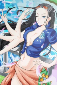Nico Robin One Piece Original Image Exclusive Metal Print
