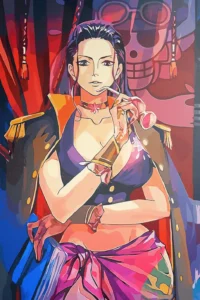 Nico Robin One Piece Original Image Premium Aluminium Metal Wall Art