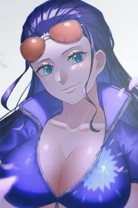 Nico Robin One Piece Original Image Printed Metal Wall Art