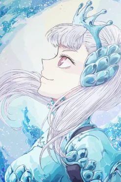 Noelle Silva Black Clover Ethereal Water Magic Splash Printed Metal Poster
