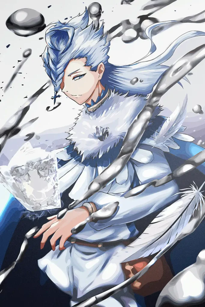 Nozel Silva Black Clover Original Image Exclusive Metal Poster