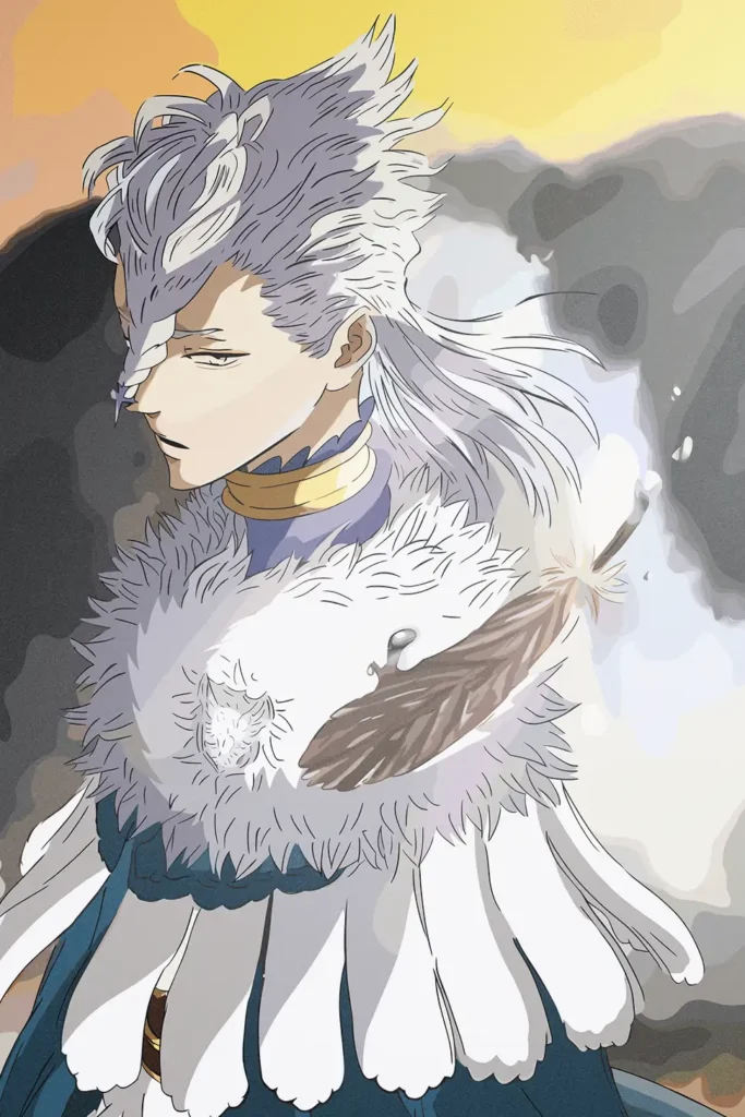 Nozel Silva Black Clover Original Image High Quality Metal Poster