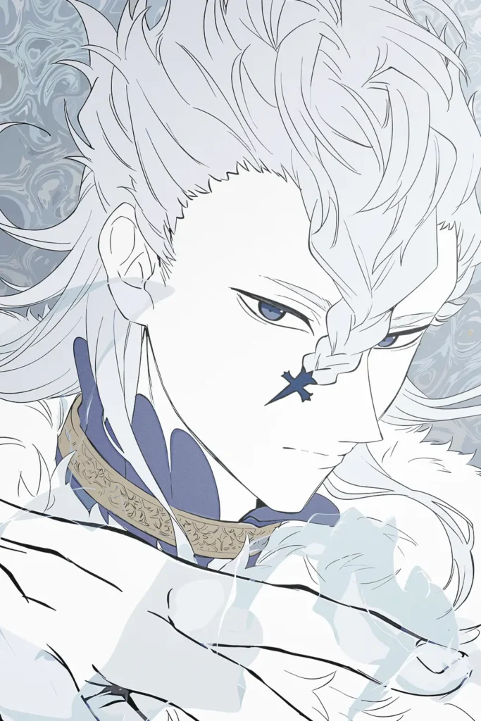 Nozel Silva Black Clover Original Image High Quality Metal Print