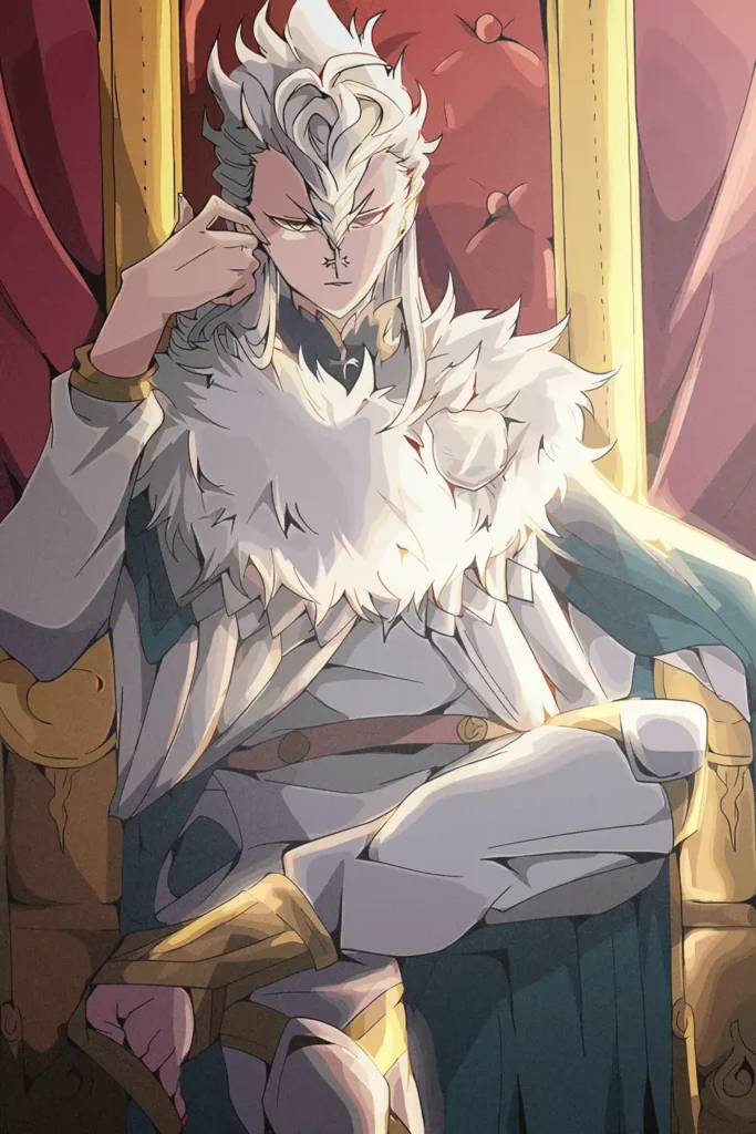 Nozel Silva Black Clover Original Image Premium Metal Print