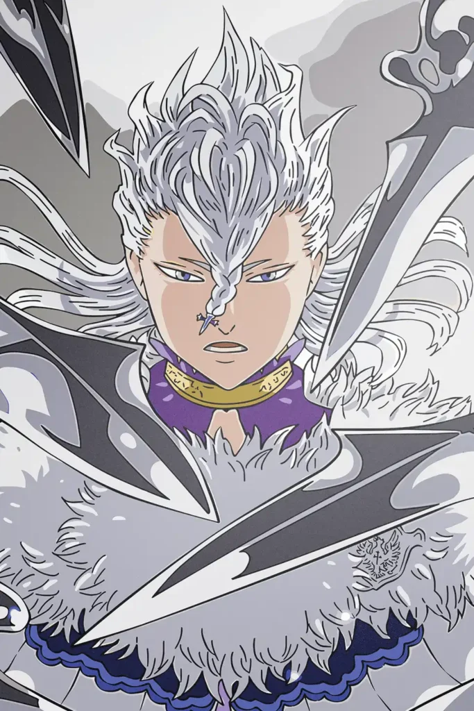 Nozel Silva Black Clover Original Image Premium Printed Metal Poster