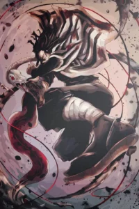 Obanai Iguro Demon Slayer Original Image Bespoke Metal Print Wall Art