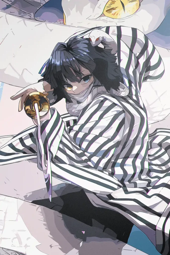 Obanai Iguro Demon Slayer Original Image Bespoke Printed Metal Poster