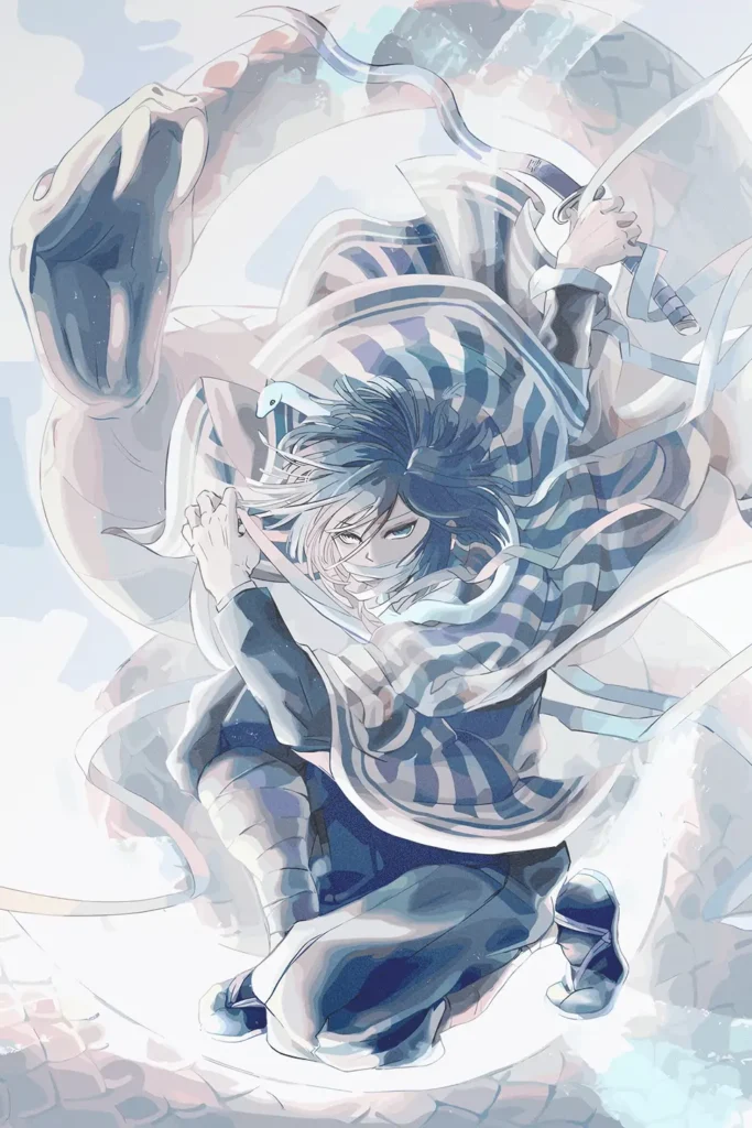 Obanai Iguro Demon Slayer Original Image Metal Poster