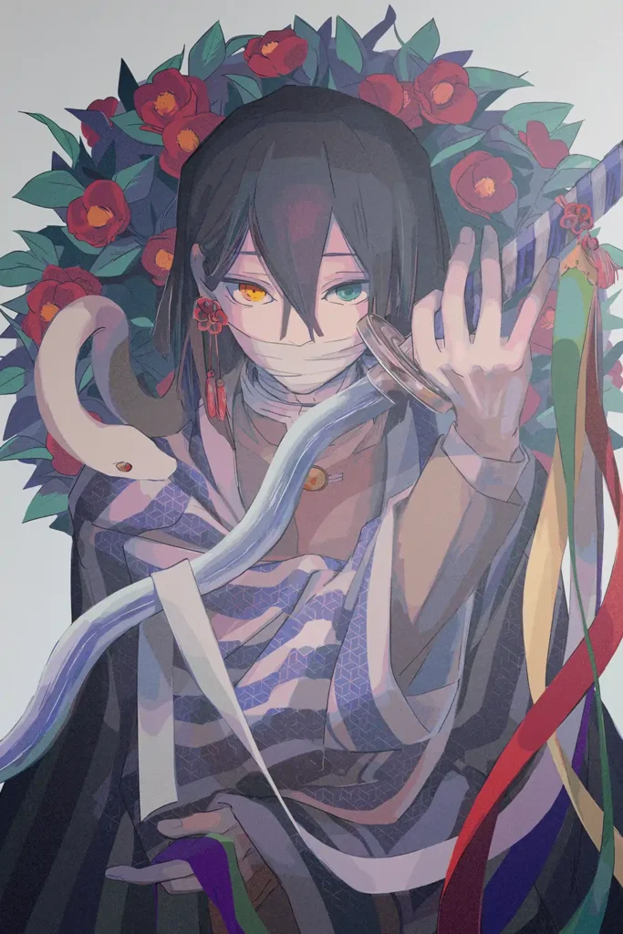Obanai Iguro Demon Slayer Original Image Outstanding Metal Poster