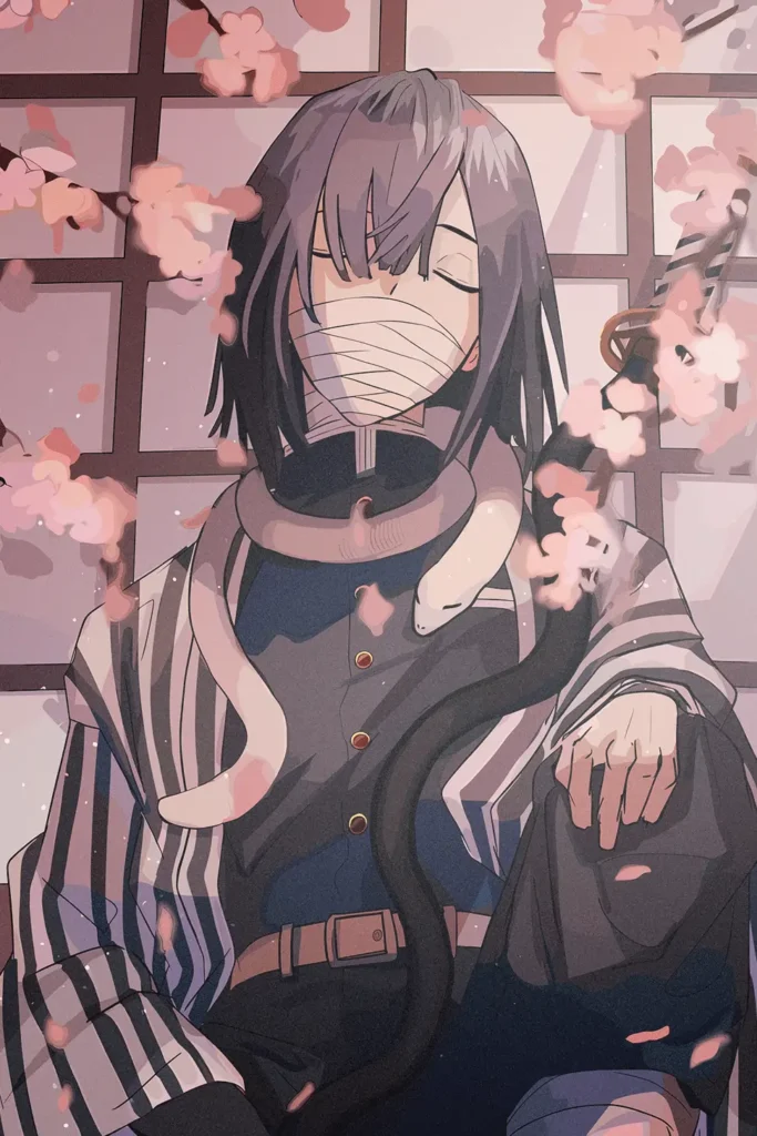 Obanai Iguro Demon Slayer Original Image Outstanding Metal Wall Art Poster