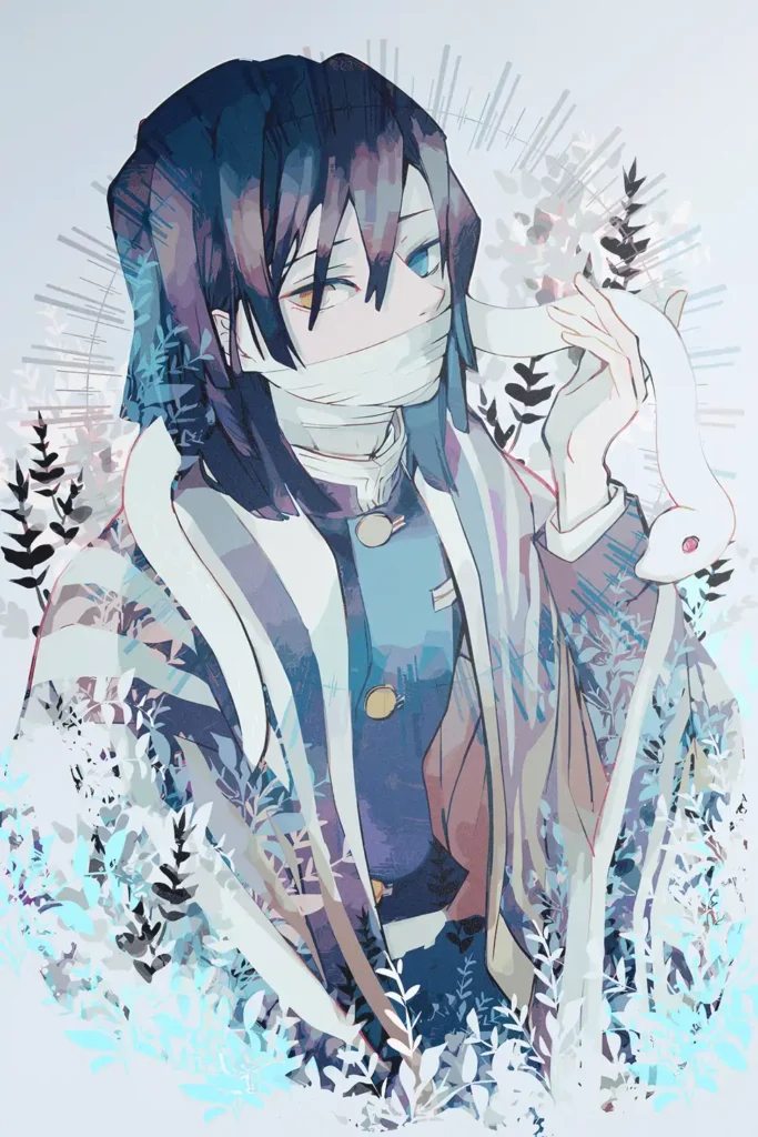 Obanai Iguro Demon Slayer Original Image Premium Printed Metal Poster