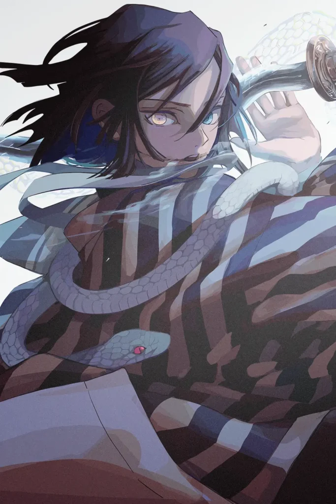 Obanai Iguro Demon Slayer Original Image Printed Metal Poster