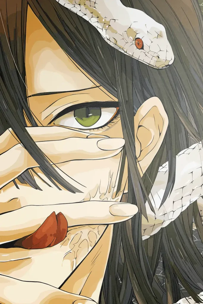 Obanai Iguro Demon Slayer Original Image Stellar Printed Metal Poster