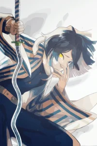 Obanai Iguro Demon Slayer Original Image Unique Metal Wall Art Poster