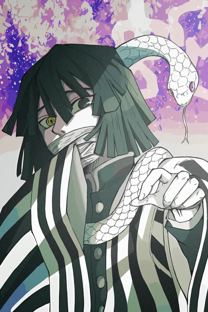 Obanai Iguro Demon Slayer Original Image Unique Printed Metal Wall Art