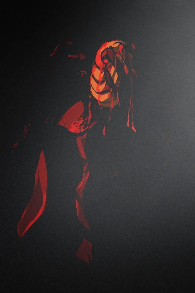 Obito Uchiha Naruto Original Image Bespoke Metal Poster