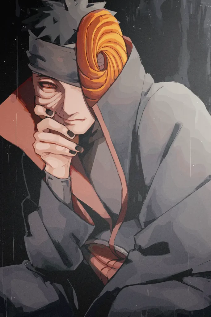 Obito Uchiha Naruto Original Image Exclusive Metal Poster