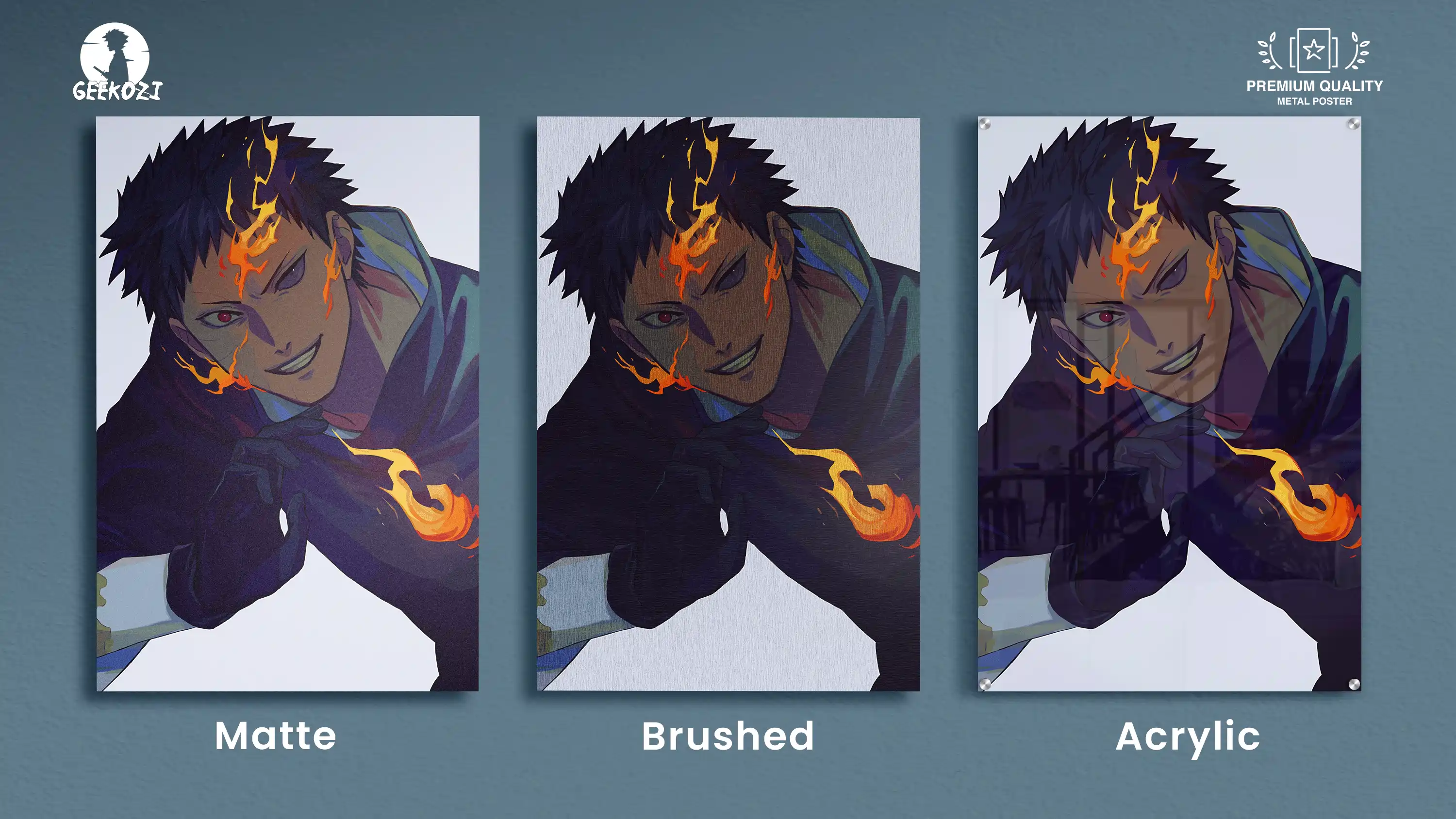 Obito Uchiha Naruto All Product Types High Quality Metal Print