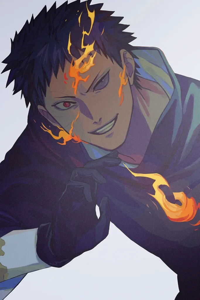 Obito Uchiha Naruto Original Image High Quality Metal Print