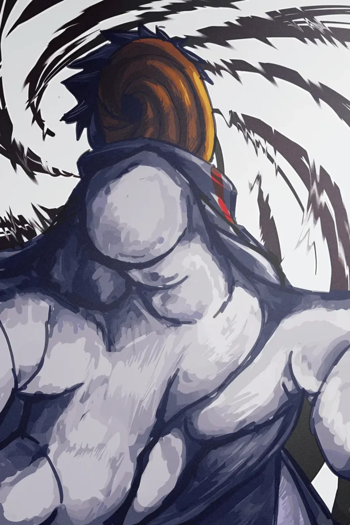 Obito Uchiha Naruto Original Image Outstanding Metal Print Poster
