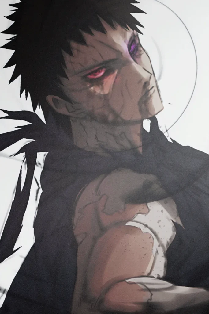Obito Uchiha Naruto Original Image Stellar Metal Poster