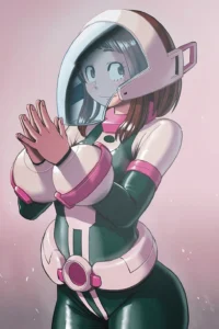 Ochaco Uraraka My Hero Academia Original Image High Quality Metal Print