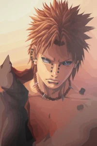 Pain Nagato Uzumaki Naruto Original Image Deluxe Metal Print